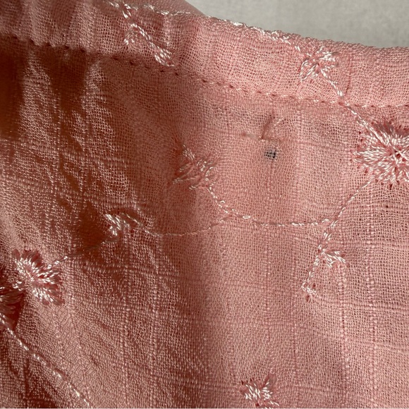 Alter’d State NWT Brittany Eyelet Tiered Mini Dress Sz L Pink - Picture 11 of 15